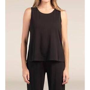 NEW HABITAT core travel easy tank top in black